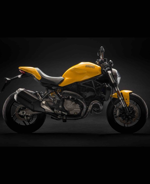 ducati monster 821 yellow